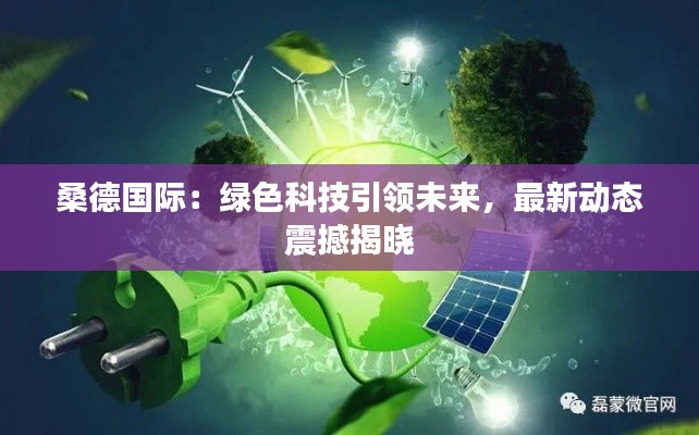 桑德国际:绿色科技引领未来,最新动态震撼揭晓