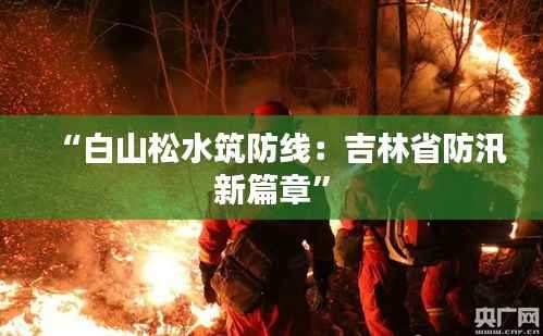 “白山松水筑防线：吉林省防汛新篇章”