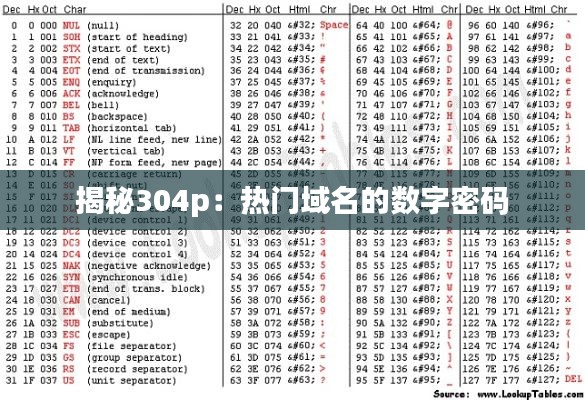 揭秘304p:热门域名的数字密码