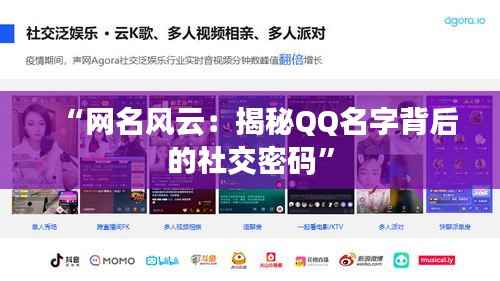 “网名风云：揭秘QQ名字背后的社交密码”