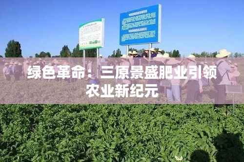 绿色革命:三原景盛肥业引领农业新纪元