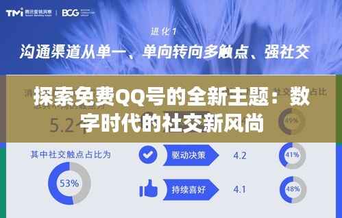 探索免费QQ号的全新主题:数字时代的社交新风尚