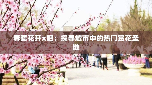 春暖花开x吧:探寻城市中的热门赏花圣地