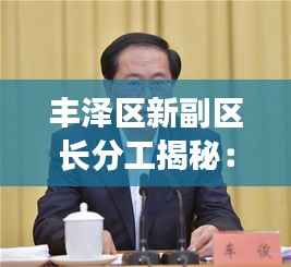丰泽区新副区长分工揭秘：创新治理，共绘美好蓝图