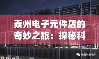 泰州电子元件店的奇妙之旅:探秘科技与生活的交汇点