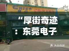 “厚街奇迹：东莞电子元件店的创新之旅”