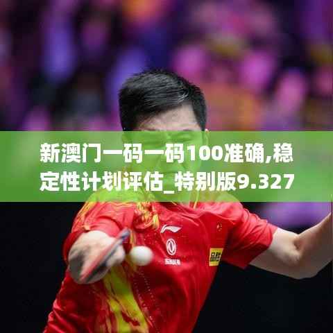 新澳门一码一码100准确,稳定性计划评估_特别版9.327