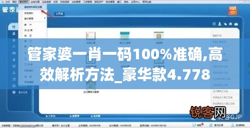 管家婆一肖一码100%准确,高效解析方法_豪华款4.778