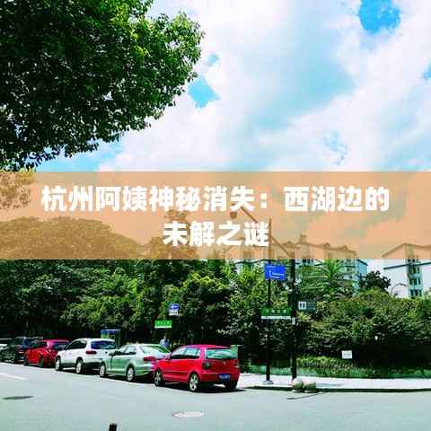 杭州阿姨神秘消失:西湖边的未解之谜