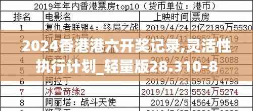 2024香港港六开奖记录,灵活性执行计划_轻量版28.310-8
