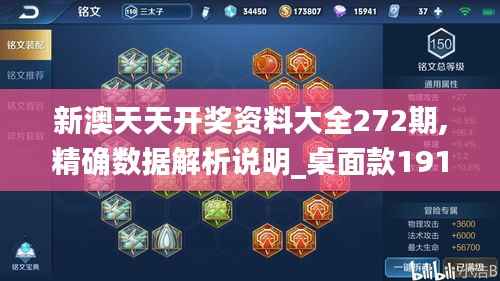 新澳天天开奖资料大全272期,精确数据解析说明_桌面款191.924-8