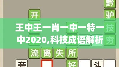 王中王一肖一中一特一中2020,科技成语解析说明_LT64.745-4