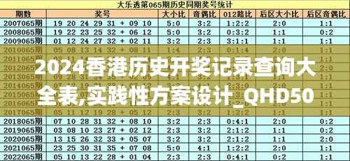 2024香港历史开奖记录查询大全表,实践性方案设计_QHD50.960-4