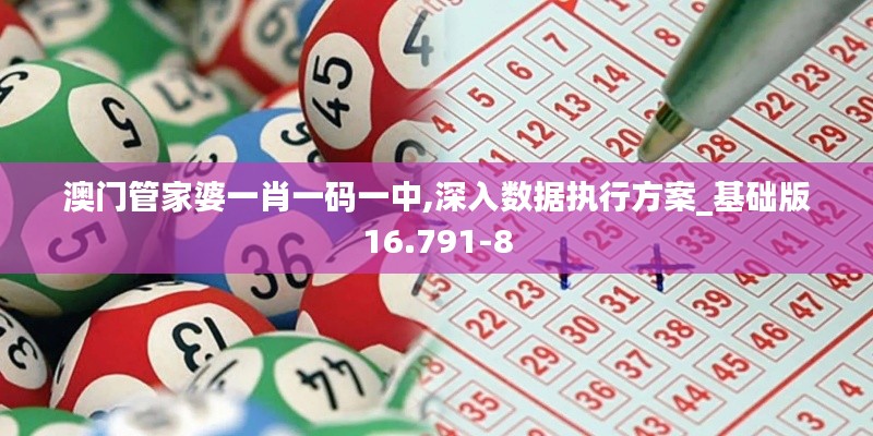 澳门管家婆一肖一码一中,深入数据执行方案_基础版16.791-8