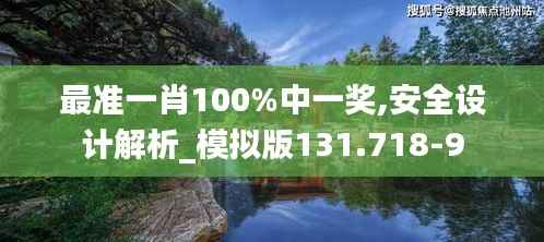 最准一肖100%中一奖,安全设计解析_模拟版131.718-9