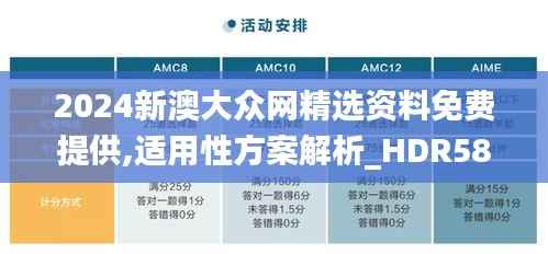 2024新澳大众网精选资料免费提供,适用性方案解析_HDR58.117-9
