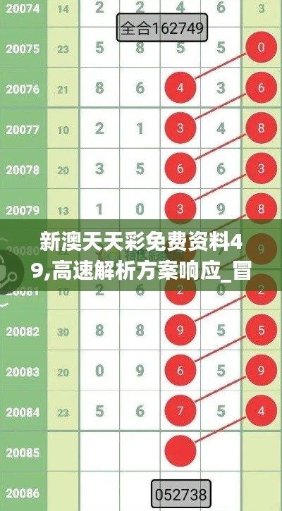 新澳天天彩免费资料49,高速解析方案响应_冒险版43.867-9
