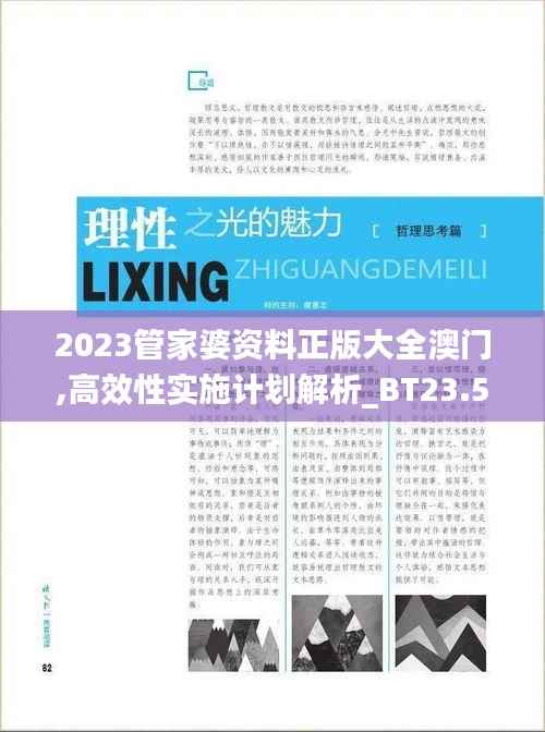 2023管家婆资料正版大全澳门,高效性实施计划解析_BT23.521-7