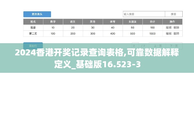 2024香港开奖记录查询表格,可靠数据解释定义_基础版16.523-3