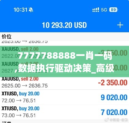 7777788888一肖一码,数据执行驱动决策_高级款20.316-2