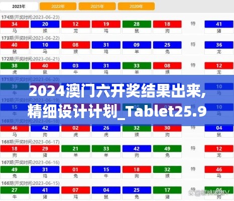 2024澳门六开奖结果出来,精细设计计划_Tablet25.990-9