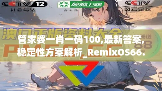 管家婆一肖一码100,最新答案,稳定性方案解析_RemixOS66.602-3