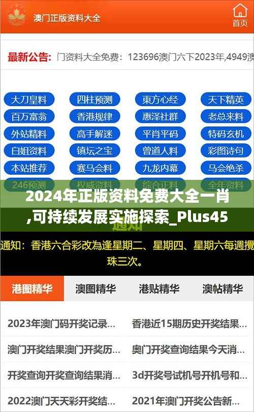2024年正版资料免费大全一肖,可持续发展实施探索_Plus45.661-9