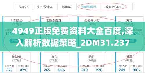 4949正版免费资料大全百度,深入解析数据策略_2DM31.237-1