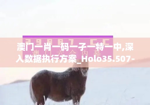 澳门一肖一码一孑一特一中,深入数据执行方案_Holo35.507-8