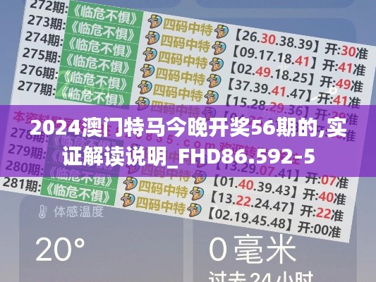 2024澳门特马今晚开奖56期的,实证解读说明_FHD86.592-5