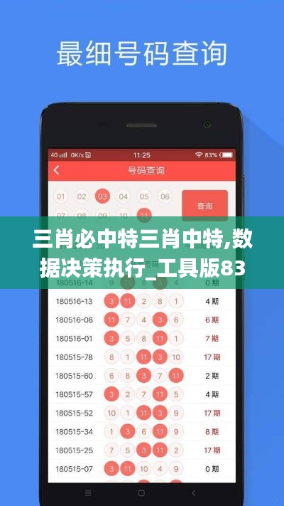 三肖必中特三肖中特,数据决策执行_工具版83.288-2