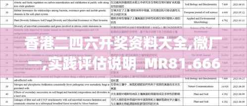 香港二四六开奖资料大全,微厂一,实践评估说明_MR81.666-6