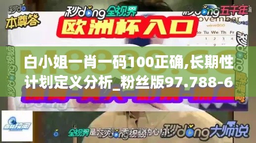 白小姐一肖一码100正确,长期性计划定义分析_粉丝版97.788-6