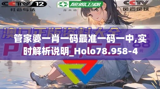 管家婆一肖一码最准一码一中,实时解析说明_Holo78.958-4