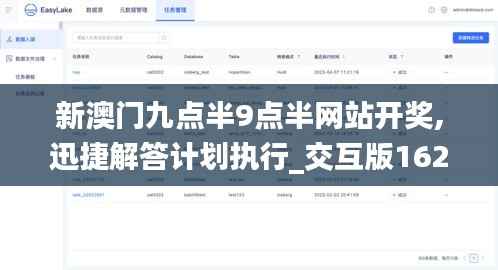 新澳门九点半9点半网站开奖,迅捷解答计划执行_交互版162.249-5