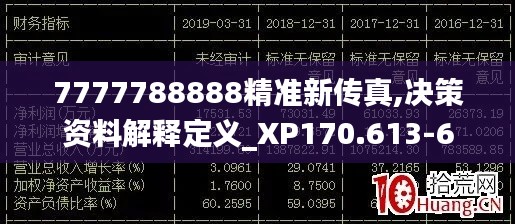 7777788888精准新传真,决策资料解释定义_XP170.613-6