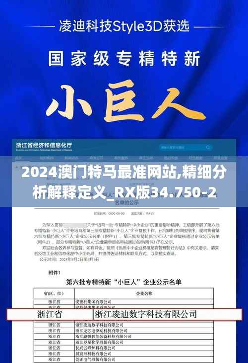 2024澳门特马最准网站,精细分析解释定义_RX版34.750-2