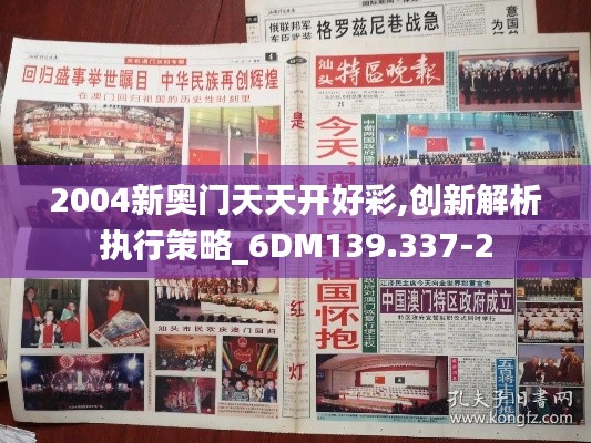 2004新奥门天天开好彩,创新解析执行策略_6DM139.337-2