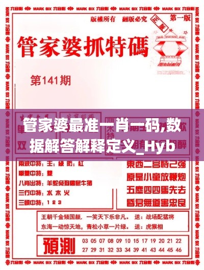 管家婆最准一肖一码,数据解答解释定义_Hybrid87.738-2