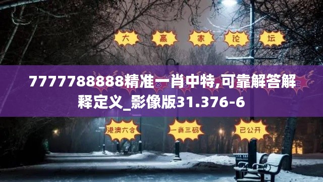 7777788888精准一肖中特,可靠解答解释定义_影像版31.376-6