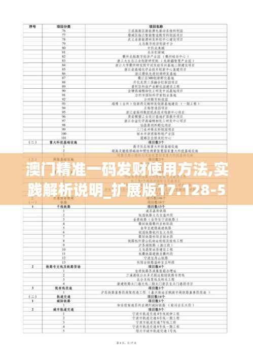 澳门精准一码发财使用方法,实践解析说明_扩展版17.128-5