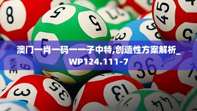 澳门一肖一码一一子中特,创造性方案解析_WP124.111-7