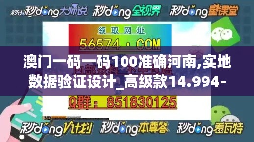 澳门一码一码100准确河南,实地数据验证设计_高级款14.994-2