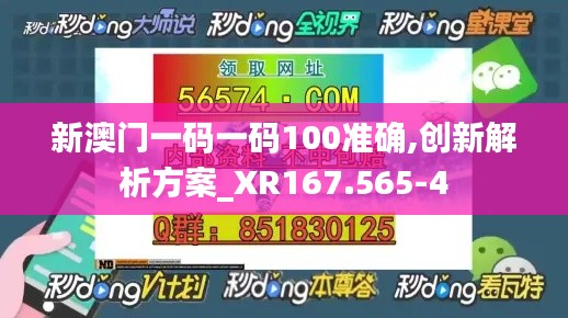 新澳门一码一码100准确,创新解析方案_XR167.565-4