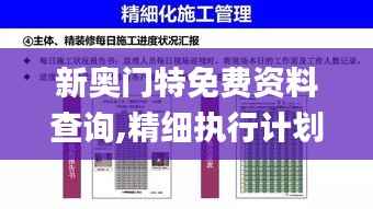 新奥门特免费资料查询,精细执行计划_XR34.947-4