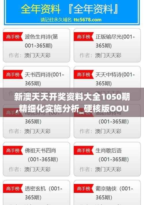 新澳天天开奖资料大全1050期,精细化实施分析_硬核版OOU1.564