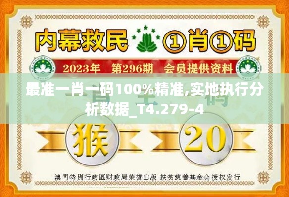 最准一肖一码100%精准,实地执行分析数据_T4.279-4