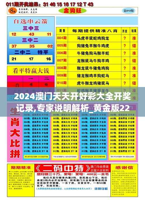 2024澳门天天开好彩大全开奖记录,专家说明解析_黄金版22.270-5