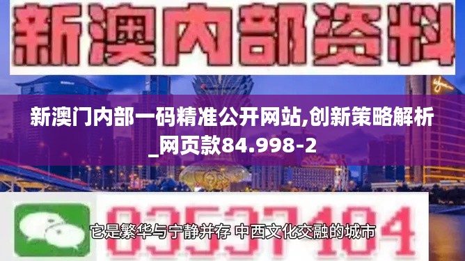 新澳门内部一码精准公开网站,创新策略解析_网页款84.998-2