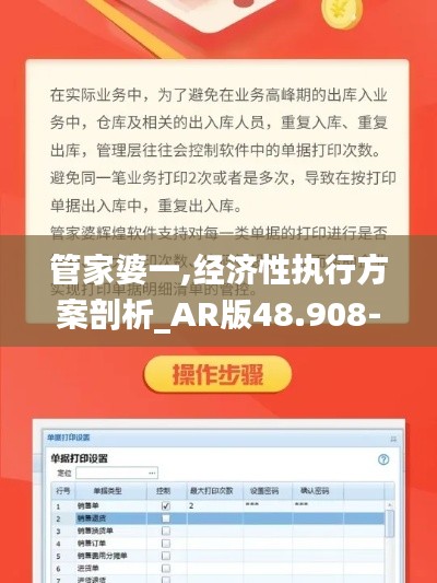管家婆一,经济性执行方案剖析_AR版48.908-2